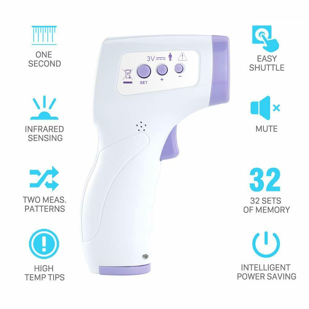 Baby Forehead Temperature Gun Infrared Thermometer