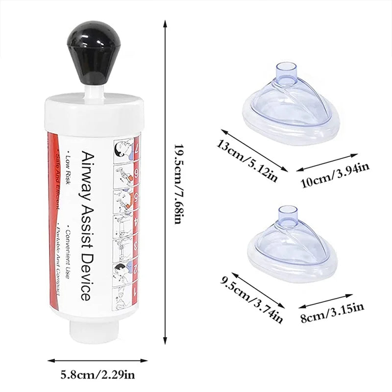 Open Airway Auxiliary Pump From Choking & Suffocation