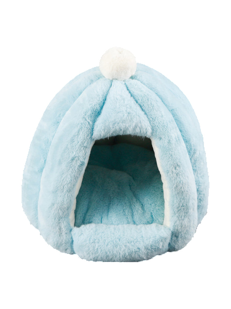 Warm Seal Petal Plush Pet Hideaway Caddy