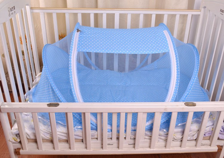 Foldable Baby Bed With Pillow Net 2 piece Set