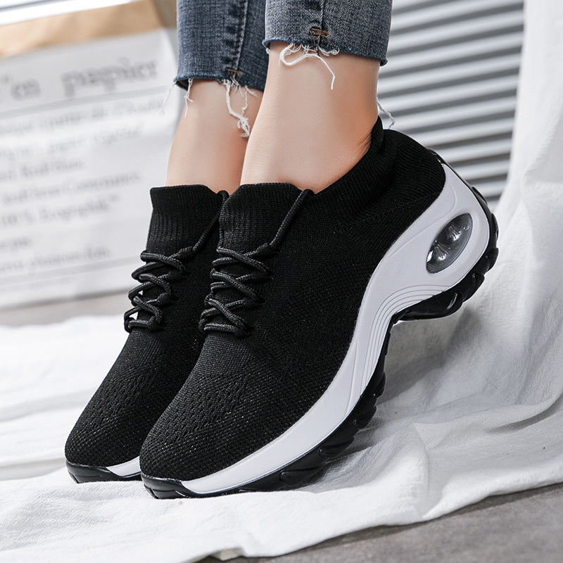 Women Breathable Soft Knit Sock Sport Shoes