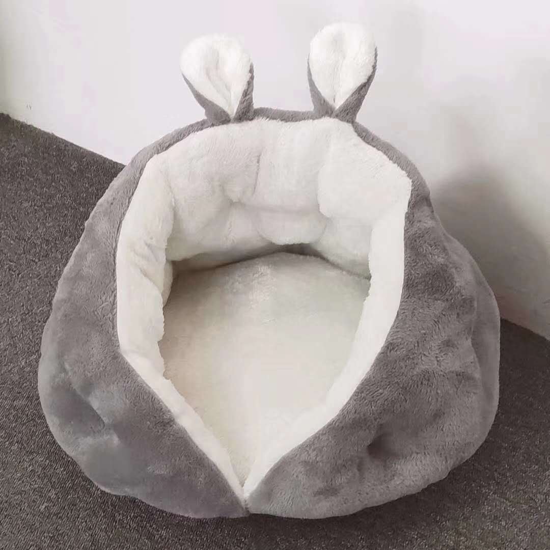 Semi-Closed Cat Dog Rabbit Ears Nest Bed