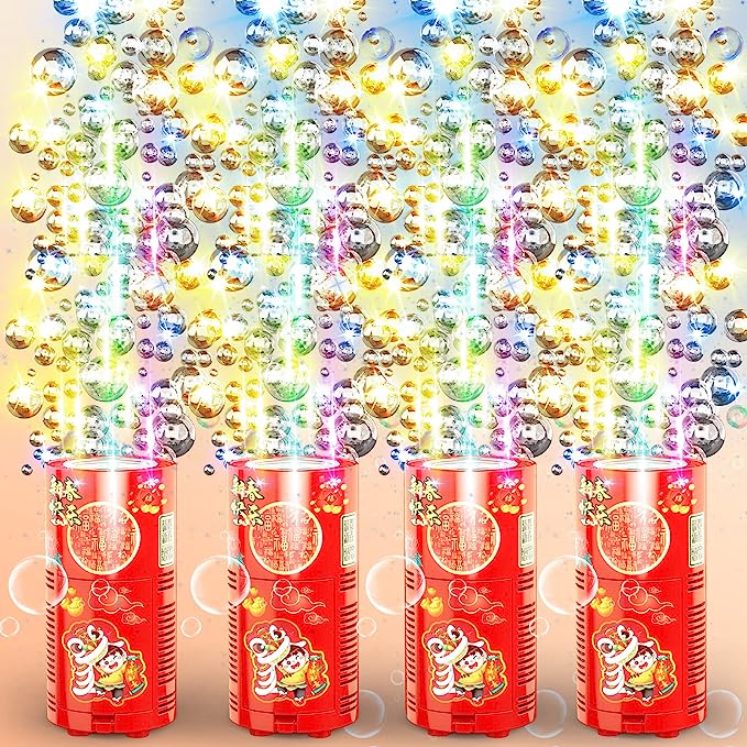 Portable Automatic Bubble Machine With Lights And Music