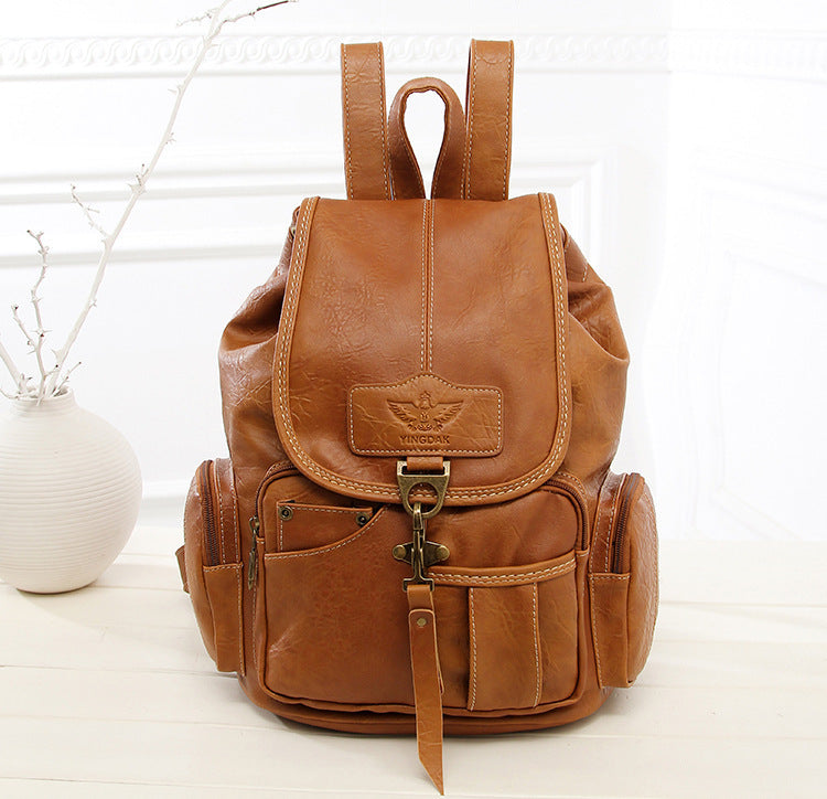 Female Retro shoulder bag backpack