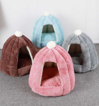 Warm Seal Petal Plush Pet Hideaway Caddy