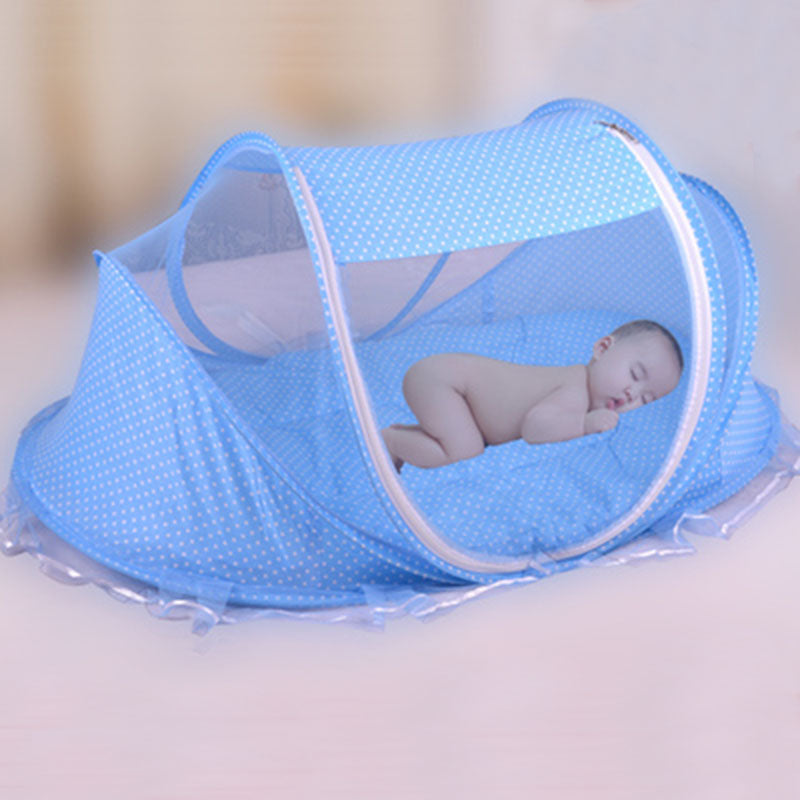 Foldable Baby Bed With Pillow Net 2 piece Set