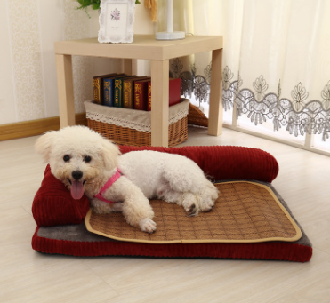 Pet Corner Corduroy Caddy  Open Lounge Bed