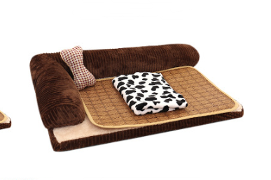 Pet Corner Corduroy Caddy  Open Lounge Bed