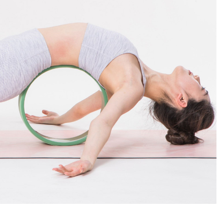 Bent Back Open Yoga Wheel Back Equipment