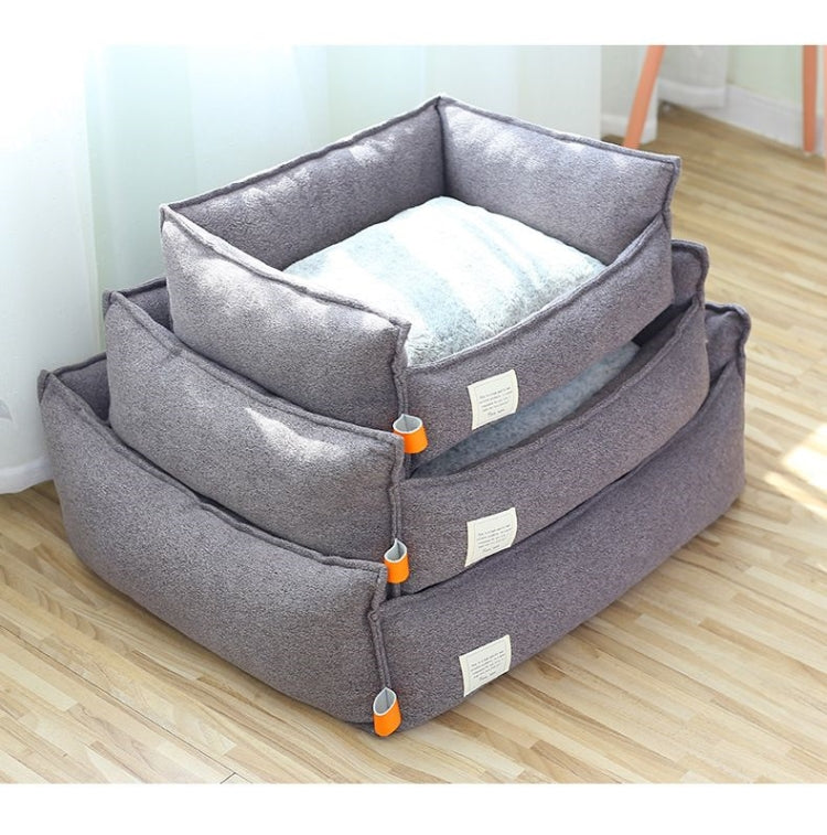 Fashionable Plush House Pet Dog Cat Bed