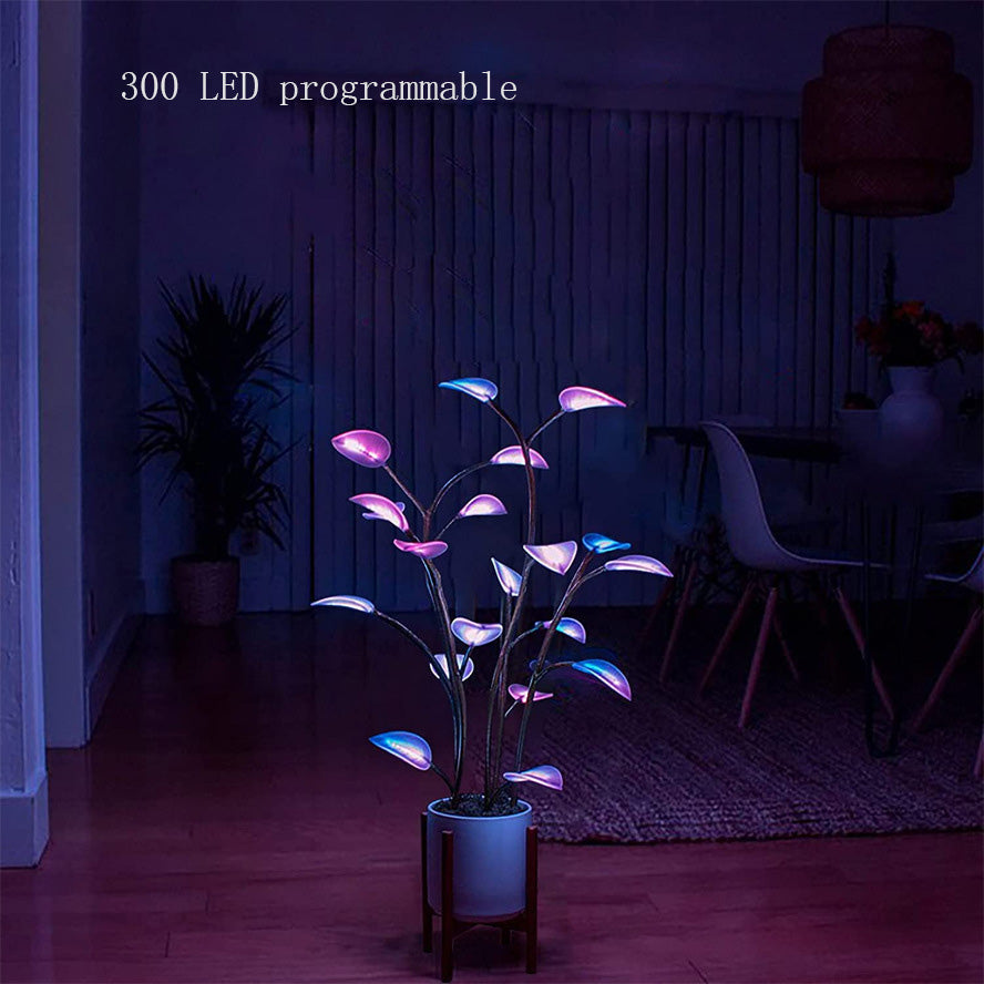 Beautiful LED Houseplant Plant Soft Night Lamp