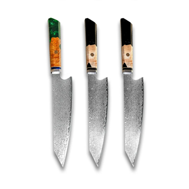 Damascus Japanese Chef Cuisine Knives