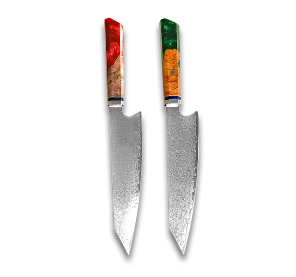 Damascus Japanese Chef Cuisine Knives