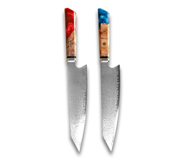 Damascus Japanese Chef Cuisine Knives