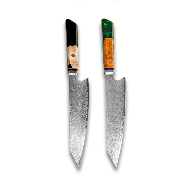 Damascus Japanese Chef Cuisine Knives