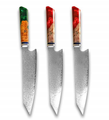 Damascus Japanese Chef Cuisine Knives