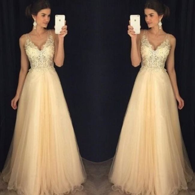 Lady Lace Evening  Wedding Gown