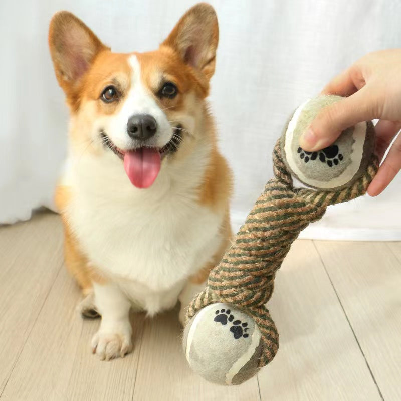 Rope Knot Ball Dog Toy