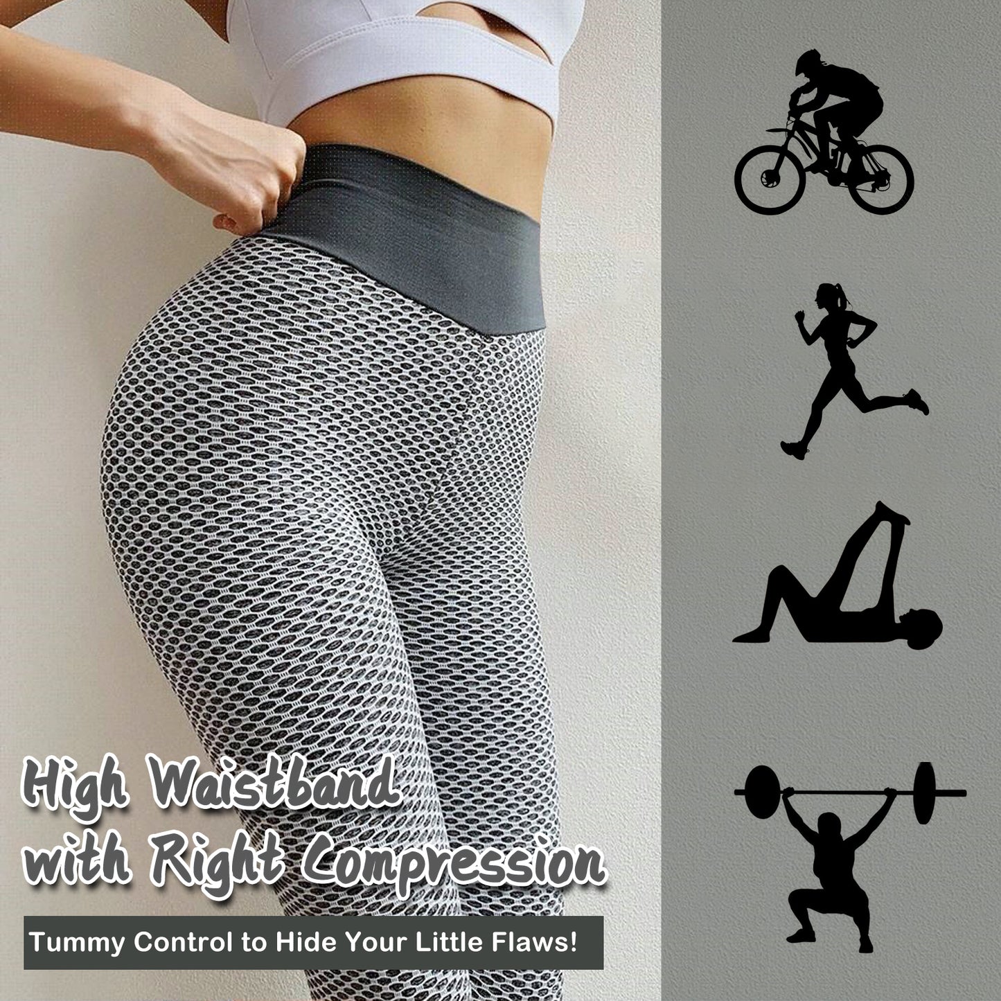 TIK Tok Leggings Women High Waist Yoga Pants