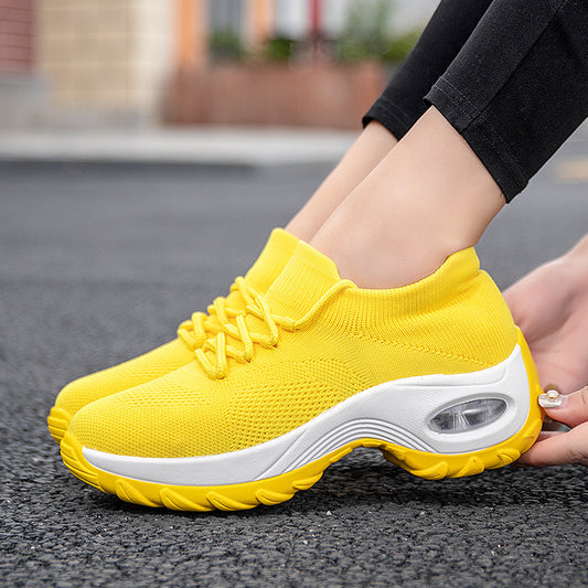 Women Breathable Soft Knit Sock Sport Shoes