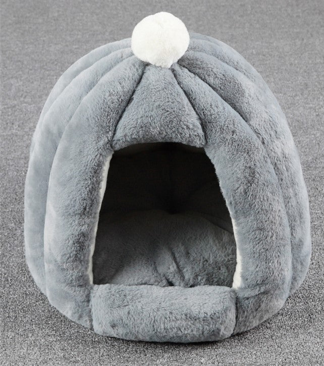 Warm Seal Petal Plush Pet Hideaway Caddy