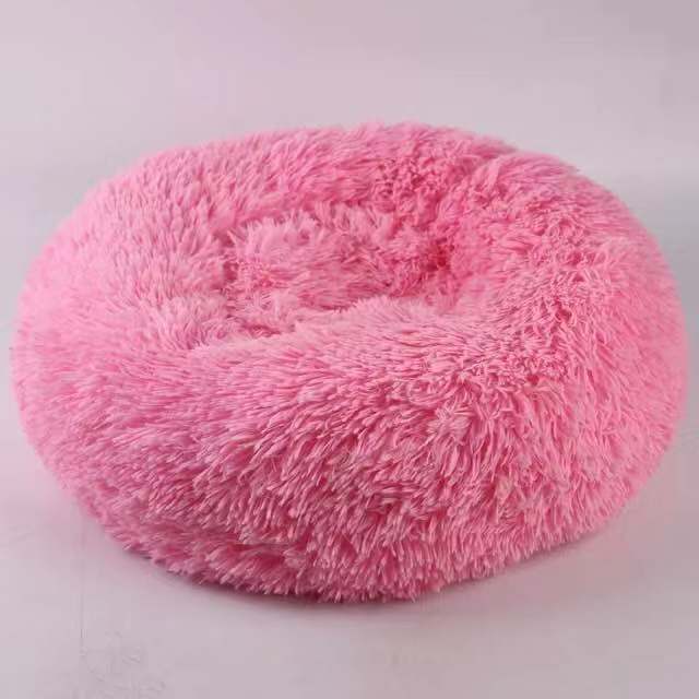 Round Plush PP Cotton Pet Bed