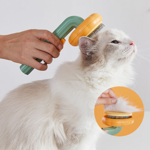 Pumpkin Pet Grooming Self Cleaning Slicker Brush