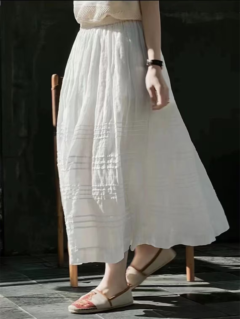 Women's Elegant Solid Color Skirt