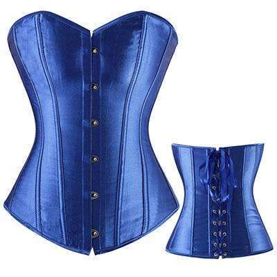 Boned Top Corset Bustier Lace Up Waist Shaper