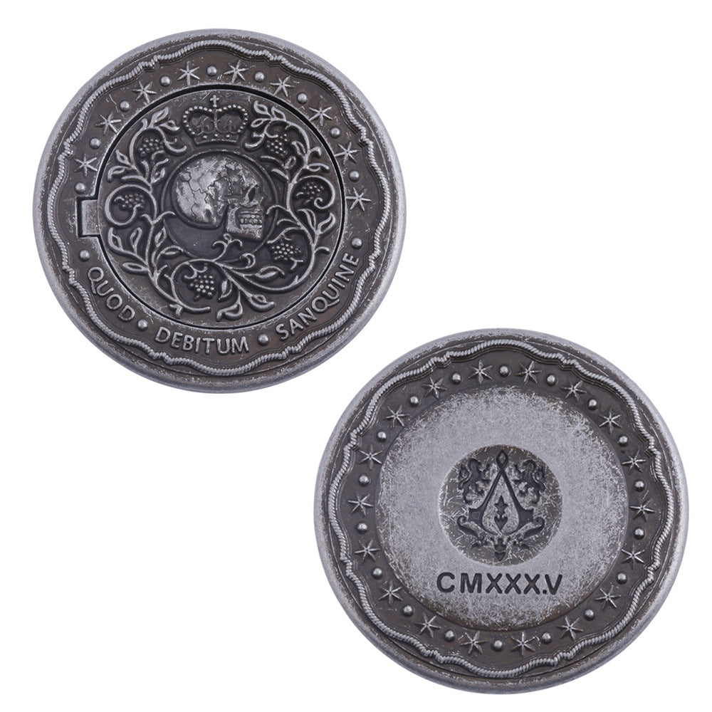 John Wick Keanu Reeves blood contract coin