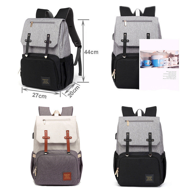 Mummy Daddy Baby Stroller  Backpack Diaper Bag