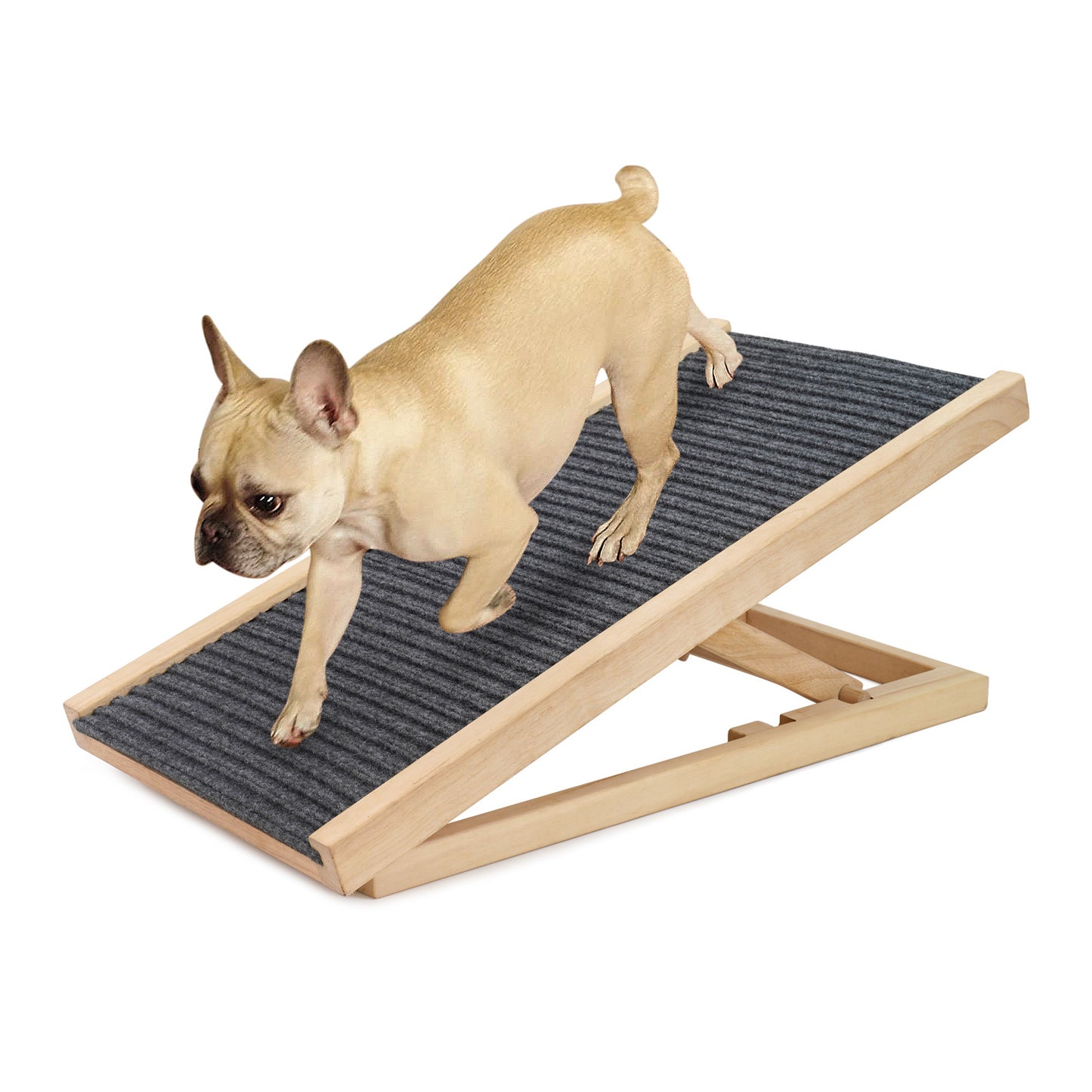 Solid Wood Adjustable Sofa Dog Ladder Ramp