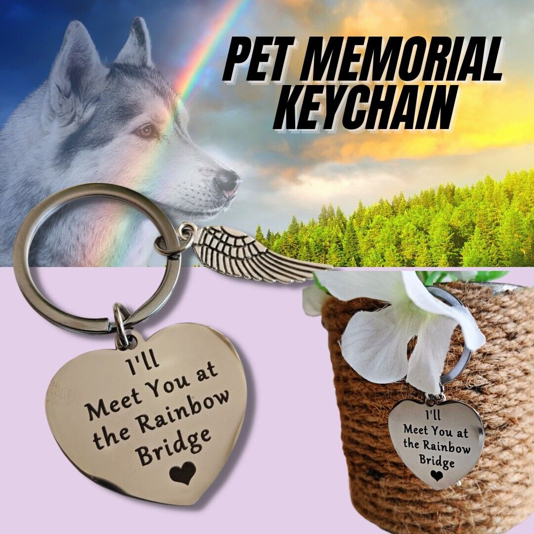 Pet Memorial Keychain For Owner