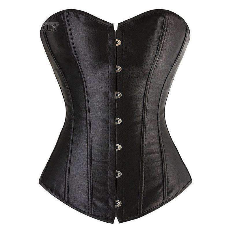 Boned Top Corset Bustier Lace Up Waist Shaper