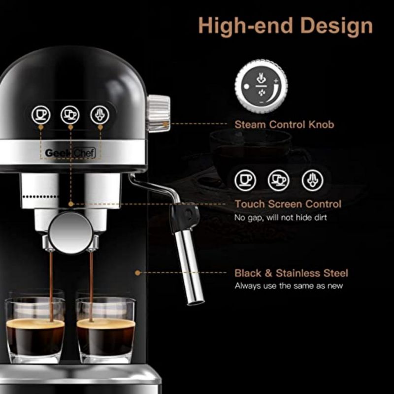 20 Bar Espresso Machine 1350W High Performance 1.4 L