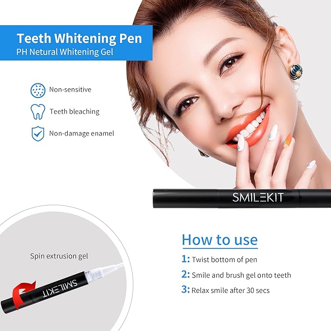 16-Point LED Blue Lights Accelerator Wireless Teeth Whitening