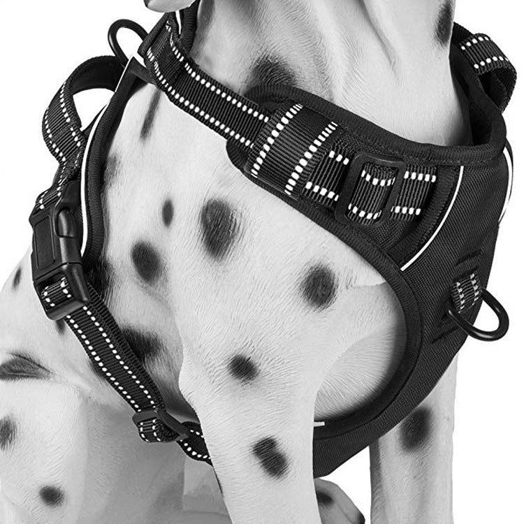 Reflective Medium & Large Breathable Dog Chest Harness