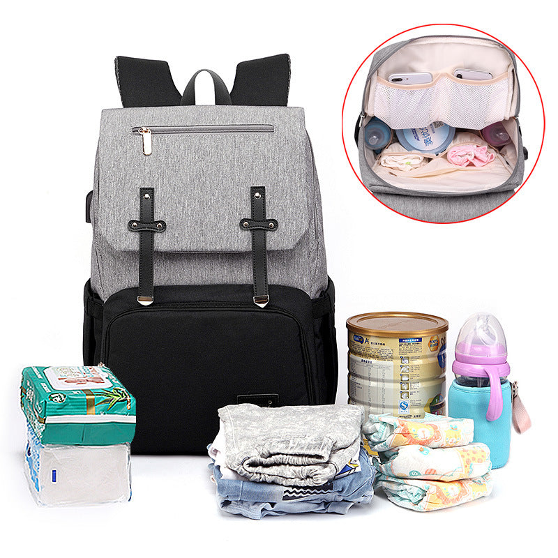 Mummy Daddy Baby Stroller  Backpack Diaper Bag