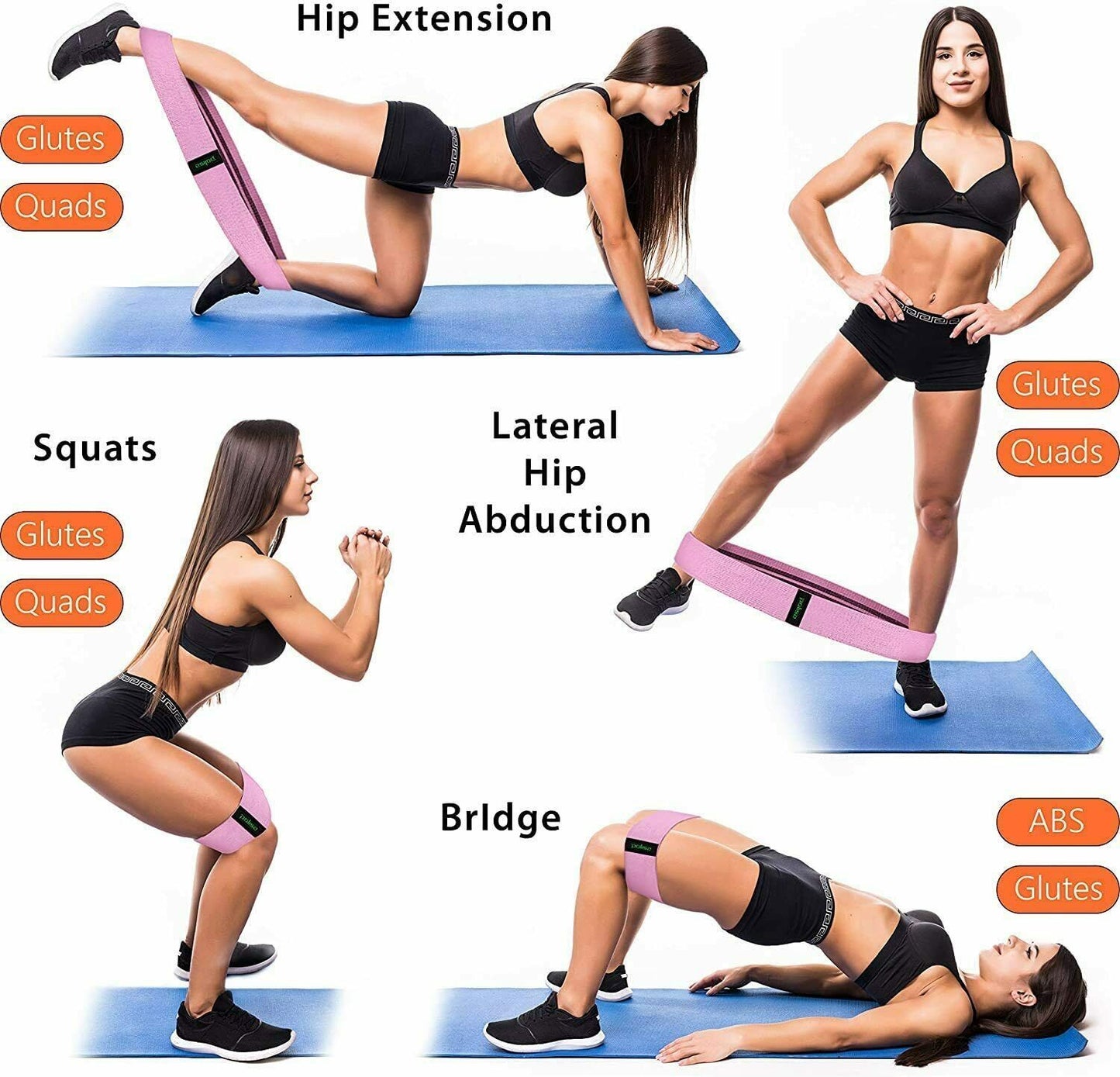 Yoga Legs & Butt Workout Exercise Band