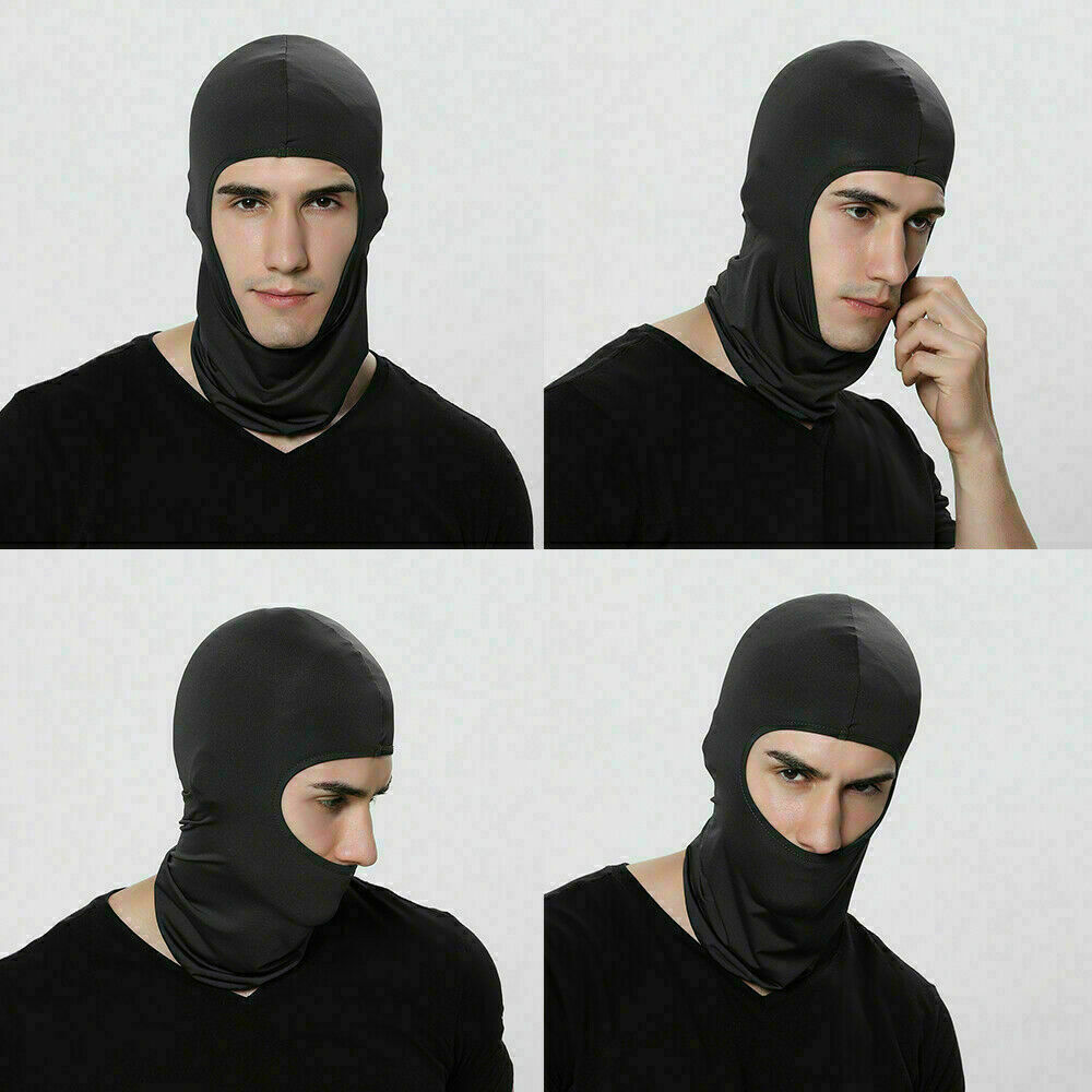 3 Pack Lightweight Black Balaclava Face Mask Warmer