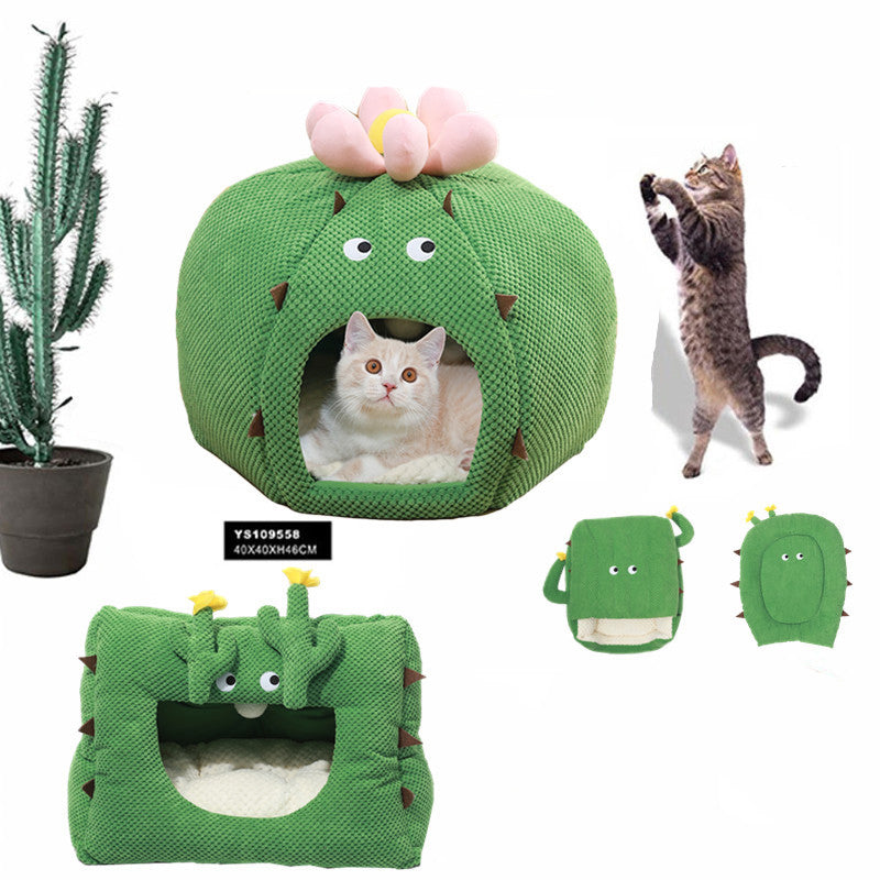 Yurt Cactus Round Square Nest, Cactus, Or Pet Mat