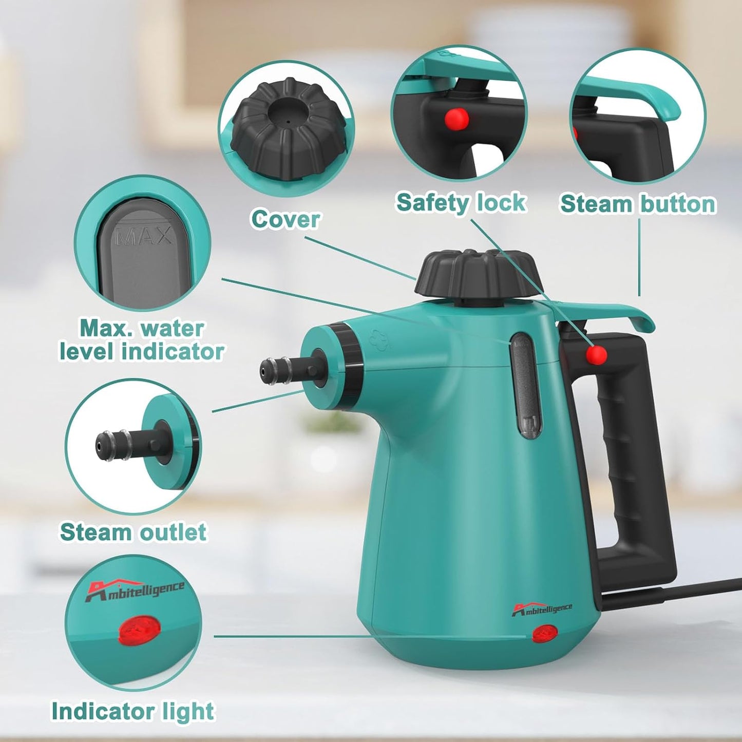 Handheld 7 Accessory Kit  Pressurized Steamer