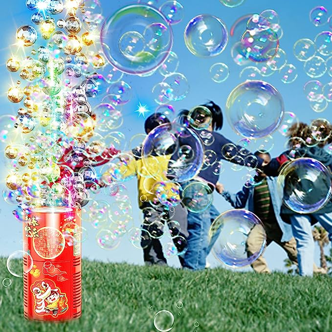 Portable Automatic Bubble Machine With Lights And Music