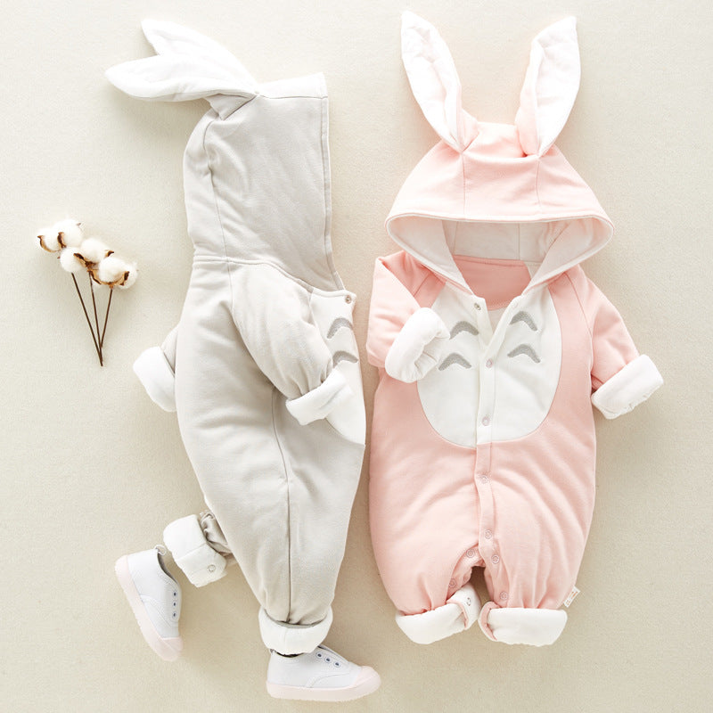 Padded cotton baby romper clothes