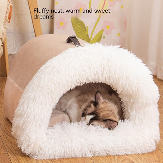 Portable Winter Warm Pet Nest For Dogs & Cats