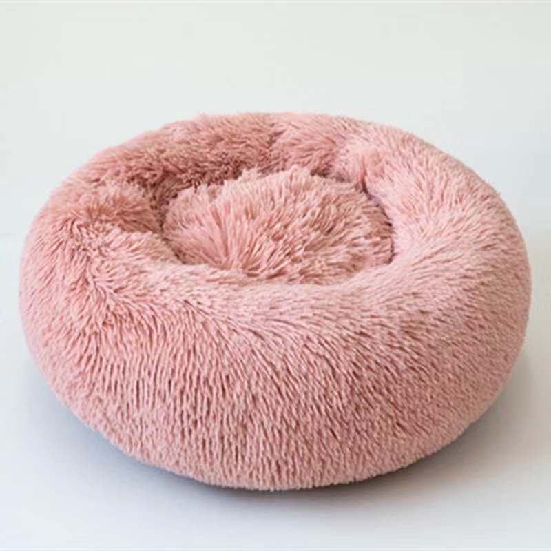 Round Plush PP Cotton Pet Bed