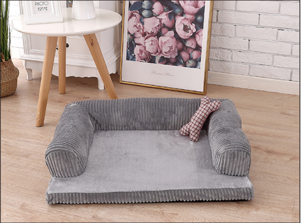 Pet Corner Corduroy Caddy  Open Lounge Bed