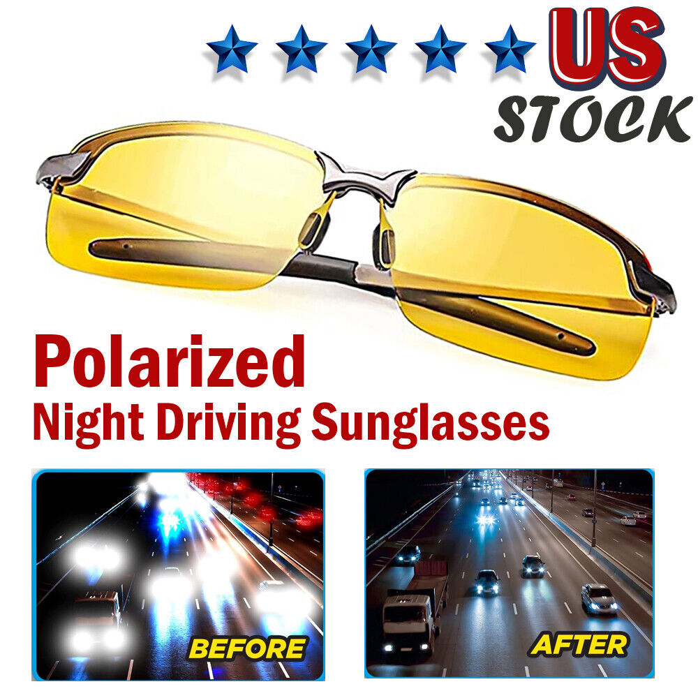 Polarized HD Night Driving Vision Glasses For Men & Women