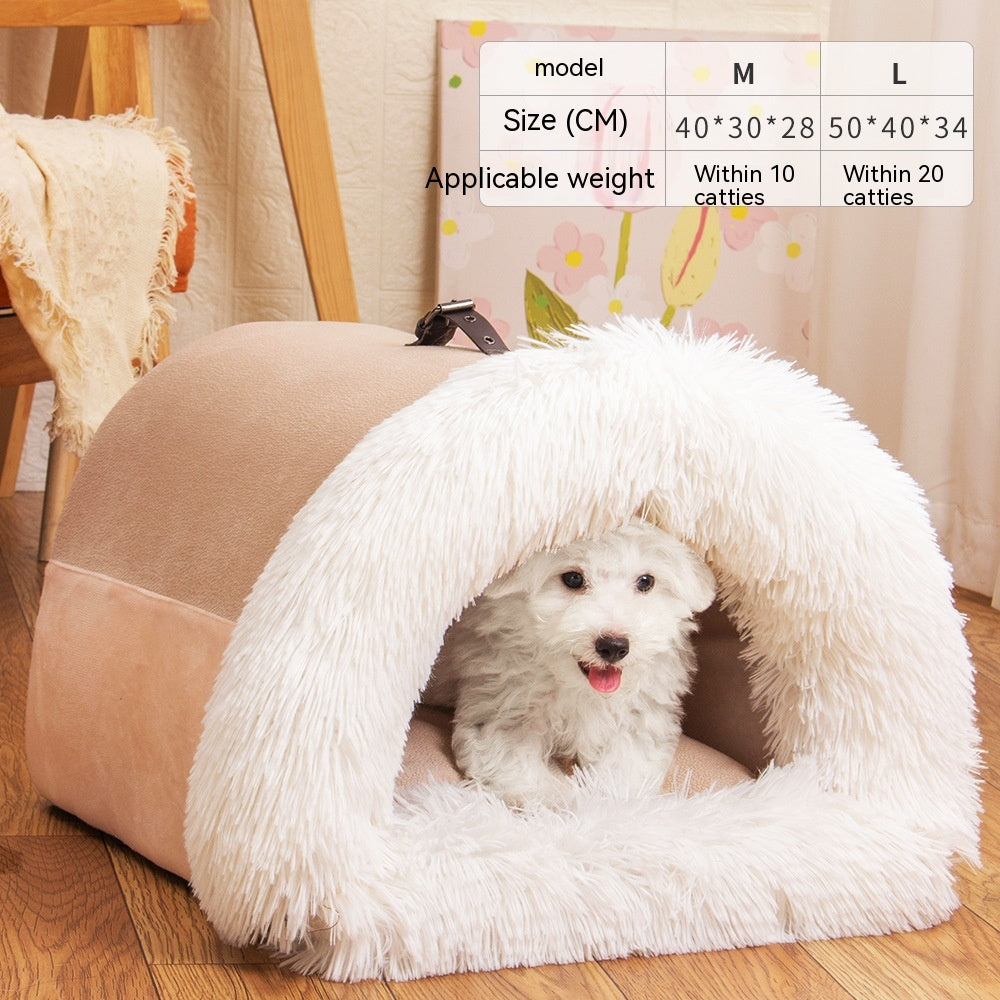 Portable Winter Warm Pet Nest For Dogs & Cats