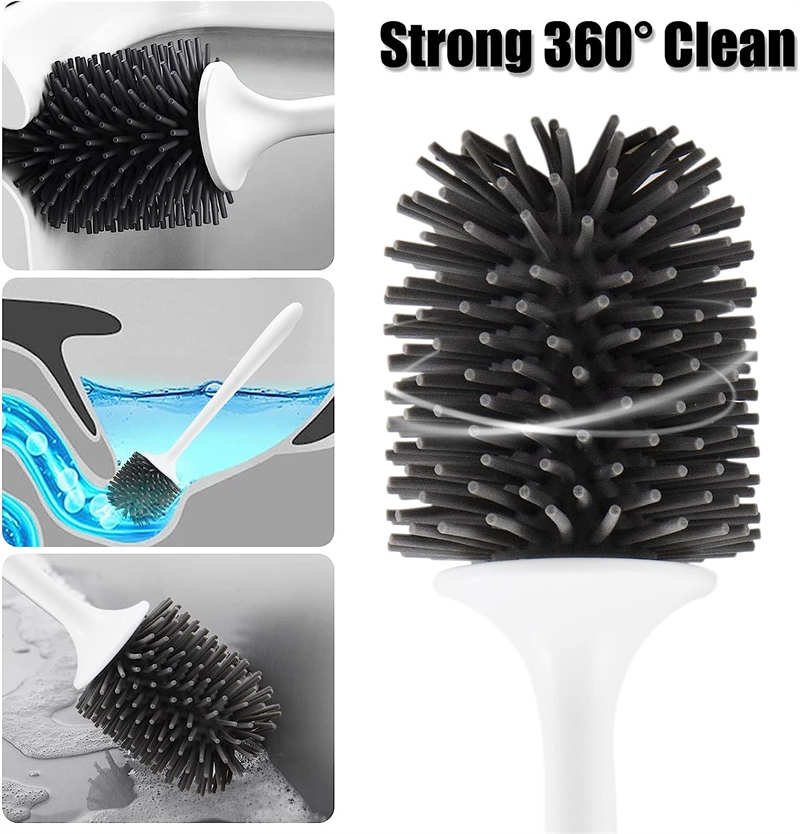 Simple Toilet Cleaning Brush Set